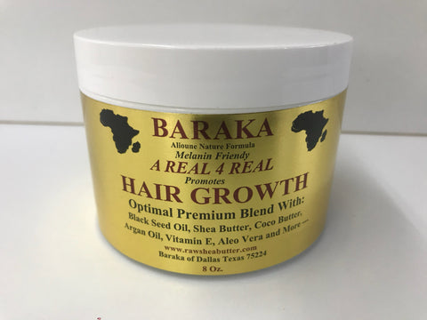 Baraka 100% Natural 4 Real 4 Real Hair Growth (8oz.)